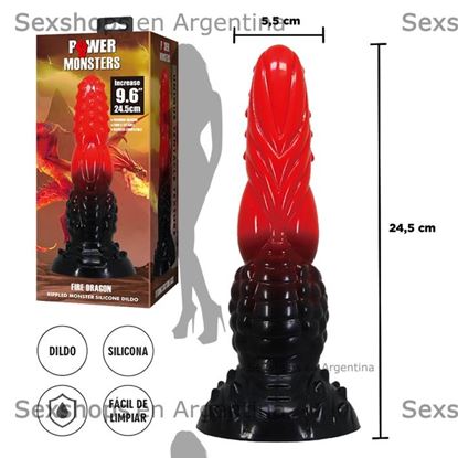 Dildo Monster con sopapa de silicona